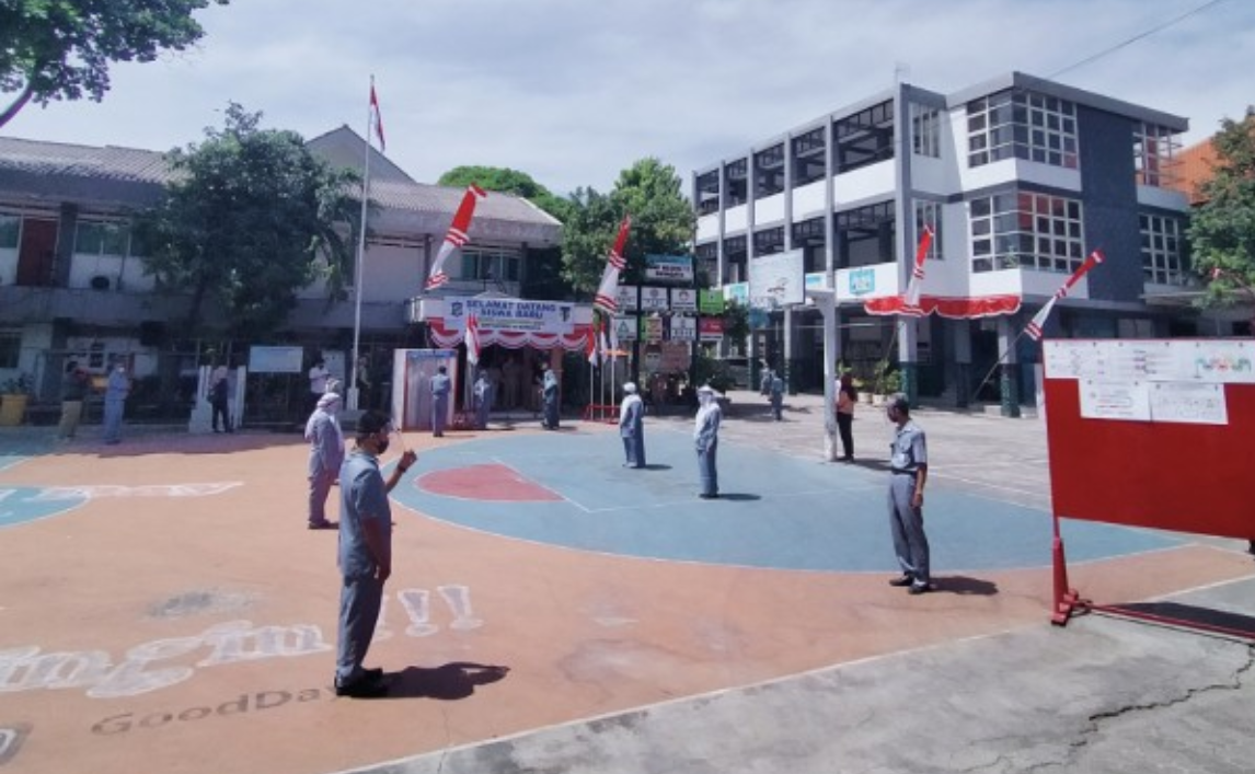 Mendikbud Nadiem Makarim menyebut seluruh sekolah sudah menerapkan pembelajaran tatap muka per Juli 2021. (Foto: Pemkot Surabaya)