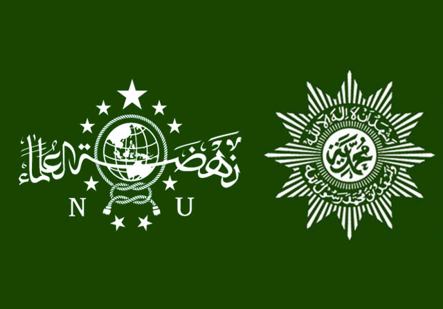 Ilustrasi logo ormas Muhammadiyah dan Nahdlatul Ulama (NU). (Grafis: Istimewa)