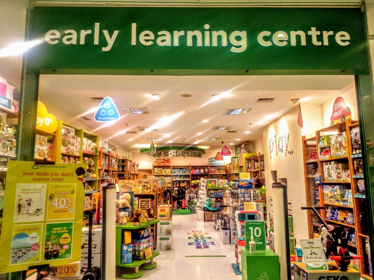 Gerai Early Learning Centre, pusat mainan edukasi di level dua Ciputra World Surabaya. (Foto: M. Rizqi/Ngopibareng.id)