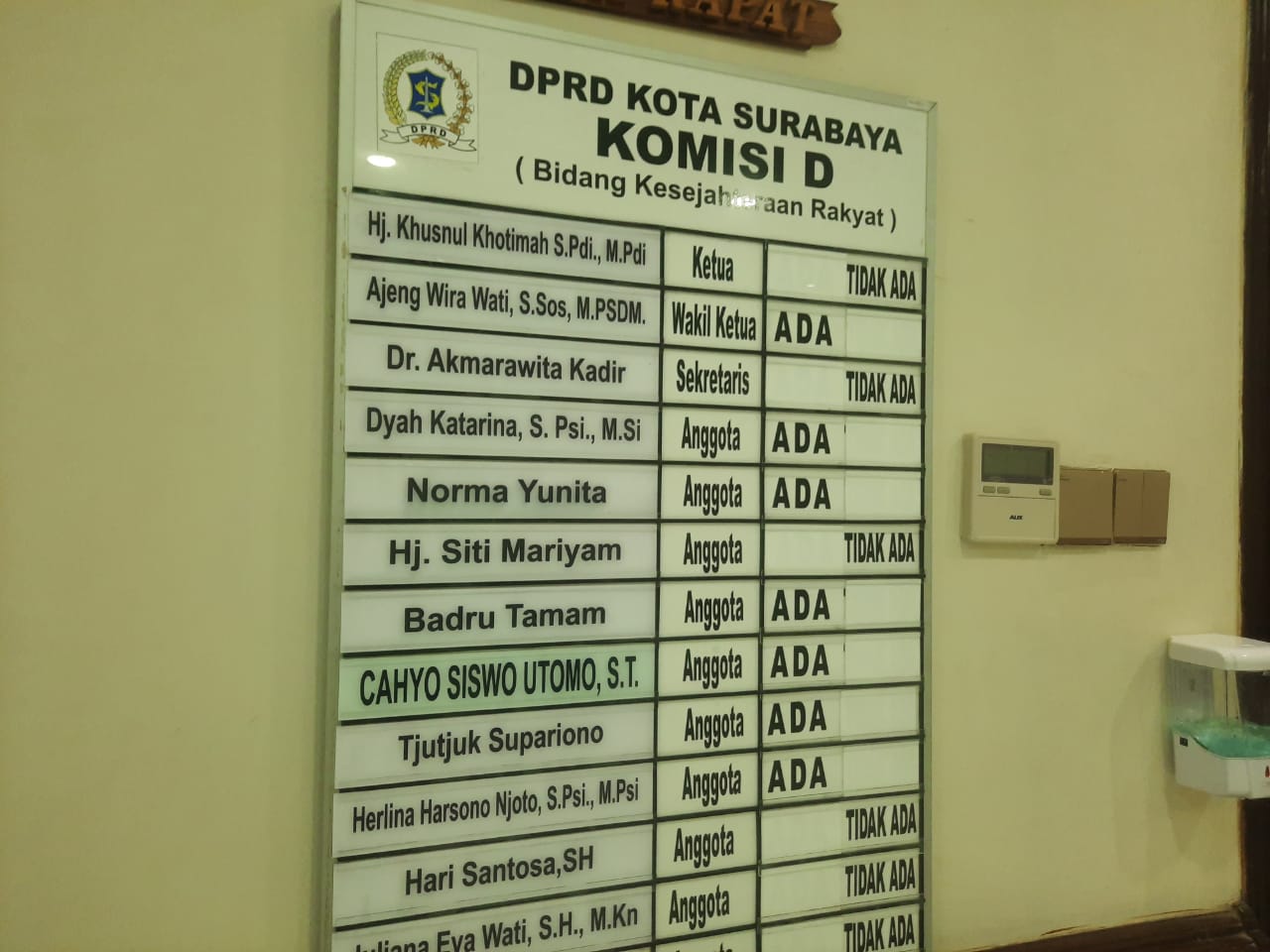 Komisi D DPRD Kota Surabaya. (Foto: Alief Sambogo/Ngopibareng.id)