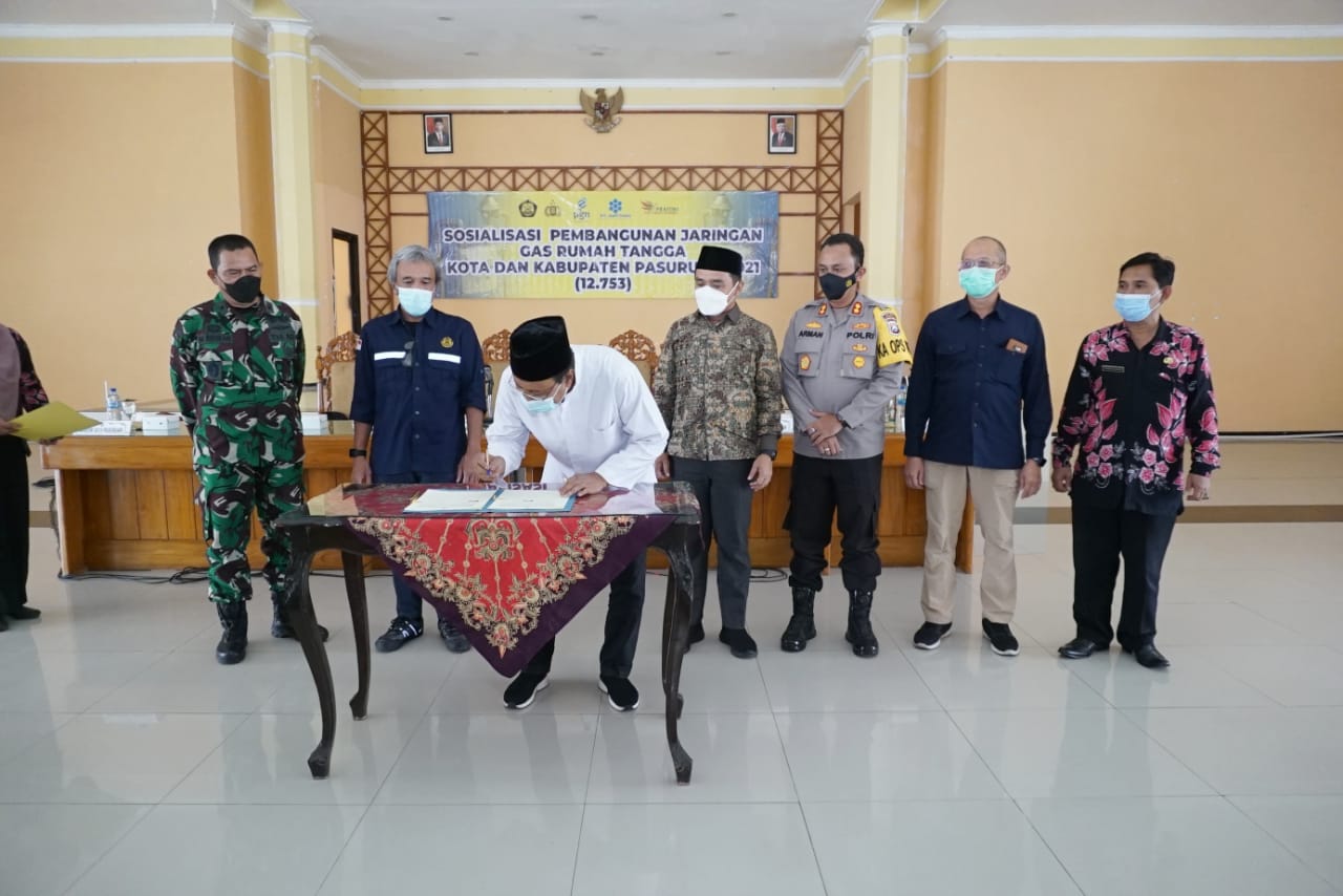 Walikota Pasuruan Saifullah Yusuf (Gus Ipul) akan berkirim surat ke Kementrian ESDM untuk meminta tambahan jargas 20 ribu jaringan. (Foto: Istimewa)