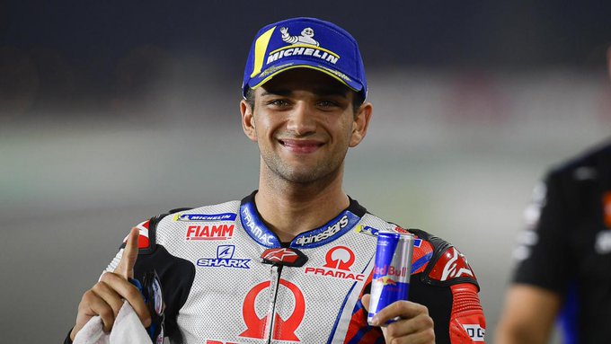 Jorge Martin meraih pole position di MotoGP Doha 2021. (Foto: Twitter MotoGP)