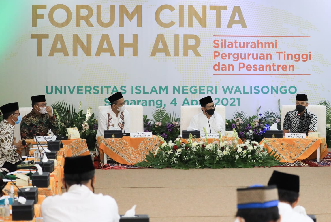 Gubernur Jawa Tengah Ganjar Pranowo mengapresiasi dan dukung Forum Cinta Tanah Air. (Foto: Istimewa)