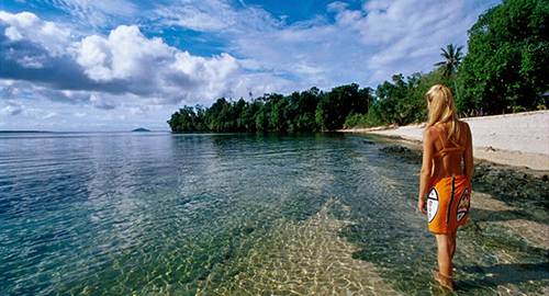 CANTIK: Pulau Siladen Manado yang makin banyak dikunjungi wisatawan mancanegara. (foto Istimewa)