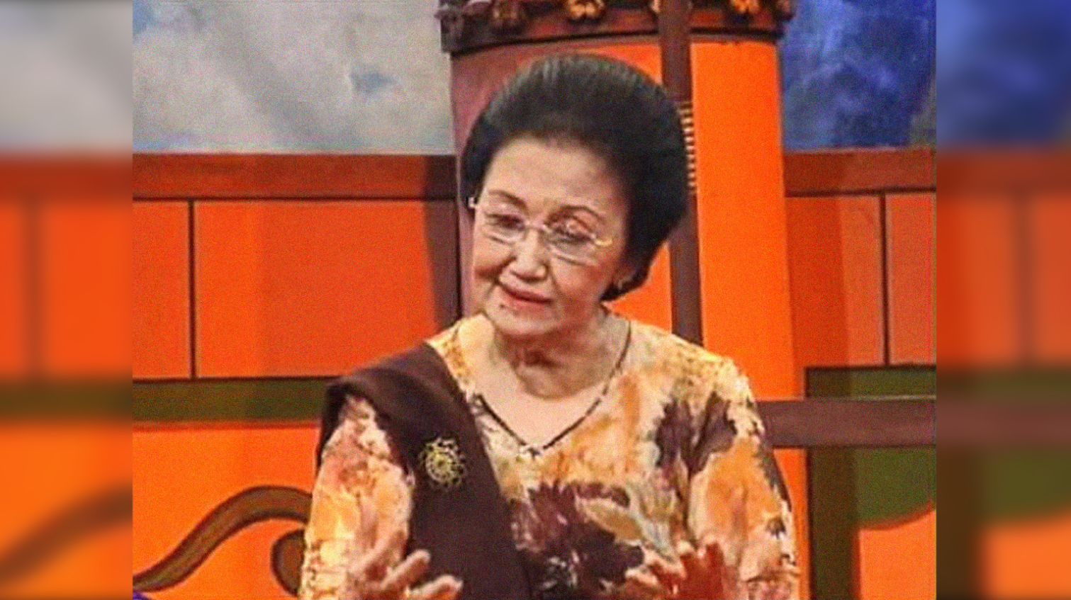 Ny Nani Soedarsono, Menteri Sosial pada Kabinet Pembangunan IV zaman Presiden Soeharto. (Foto: dok ngopibareng.id)