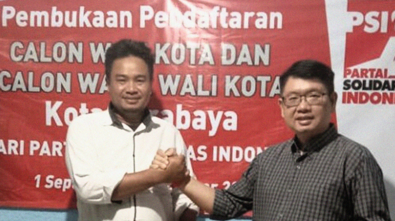Gunawan dan Gus Ali saat bertemu di DPW PSI Jawa Timur. (Foto: istimewa)