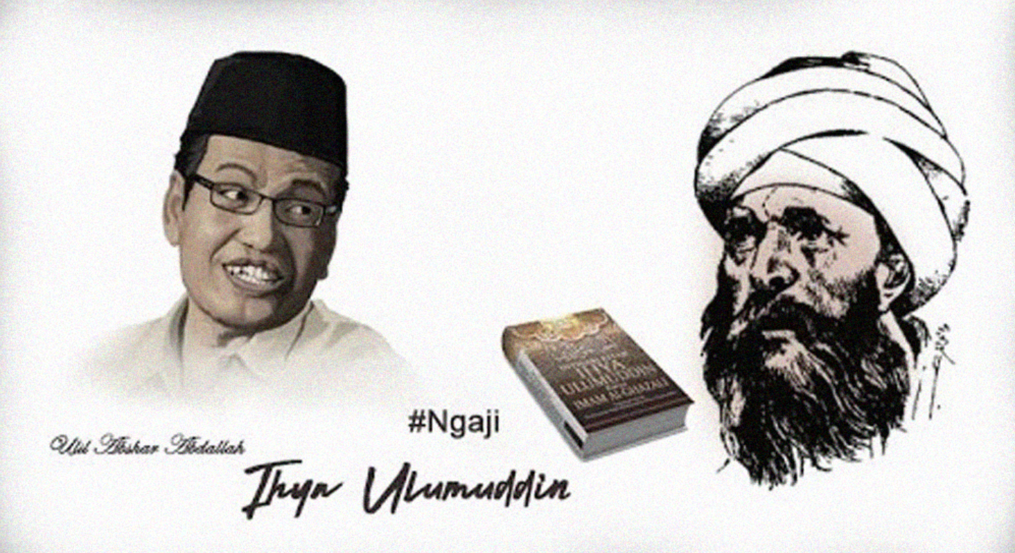Ulil Abshar Abdalla pengampu Ngaji Online kitab karya Imam Al-Ghazali. (Foto: youtube)