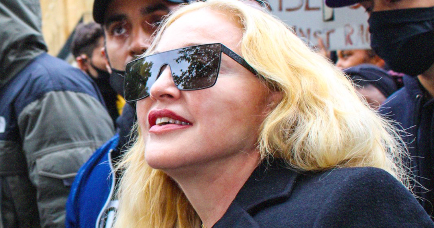 Madonna ikut protes kematian George Floyd di London. (Foto:Reuters)