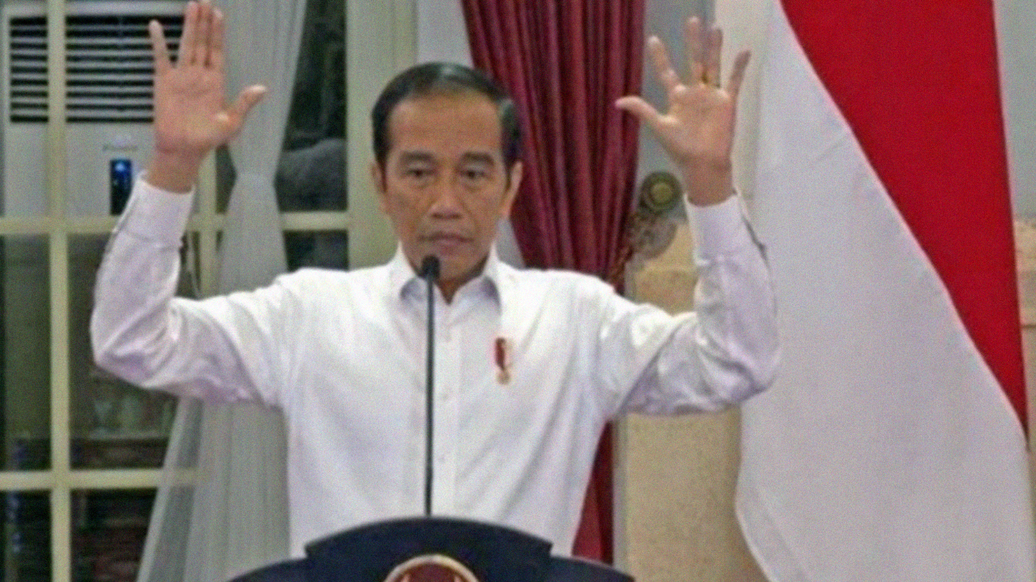 Presiden Jokowi ketika marah dalam rapat kabinet paripurna di Istana Negara, Kamis 18 Juni lalu. (Foto:Youtube)