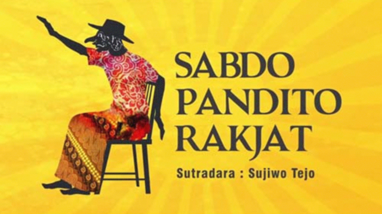 Poster Sabdo Pandito Rakyat, streaming di Youtube sore ini. (Foto:istimewa)