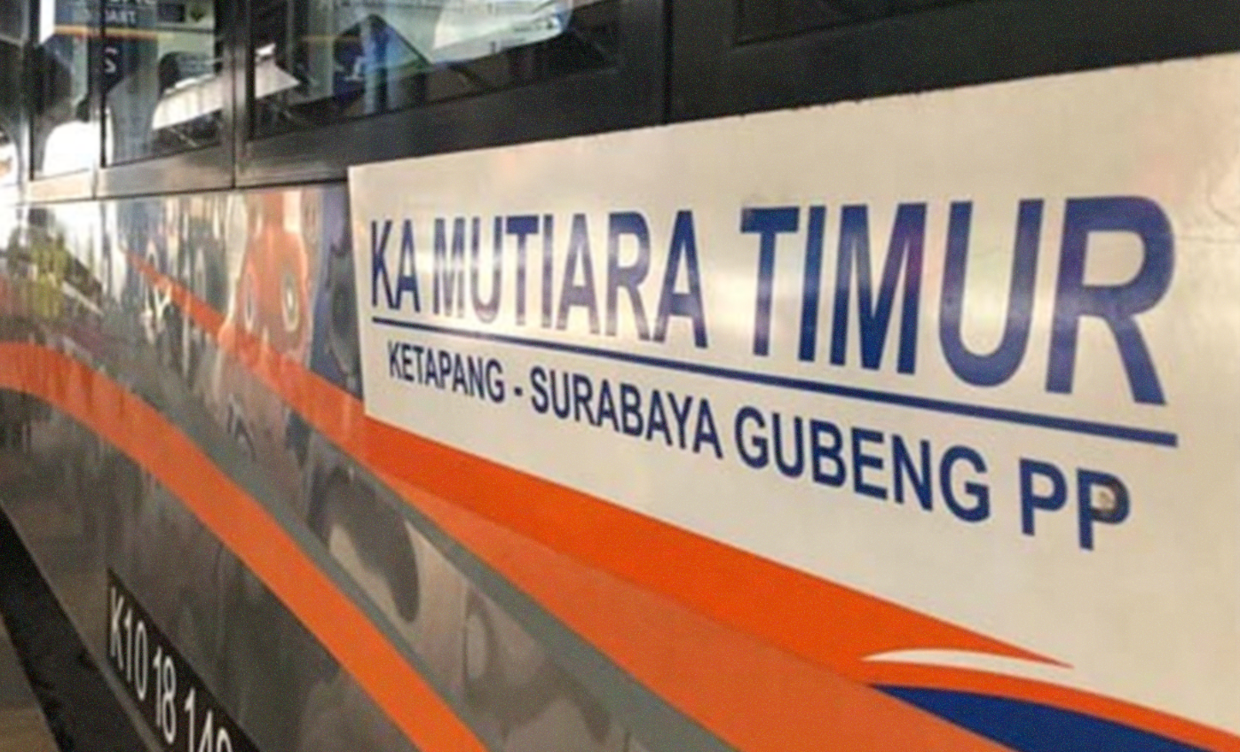 KA Mutiara Timur jurusan Surabaya-Banyuwangi akan dioperasikan lagi. (Foto:PT KAI)