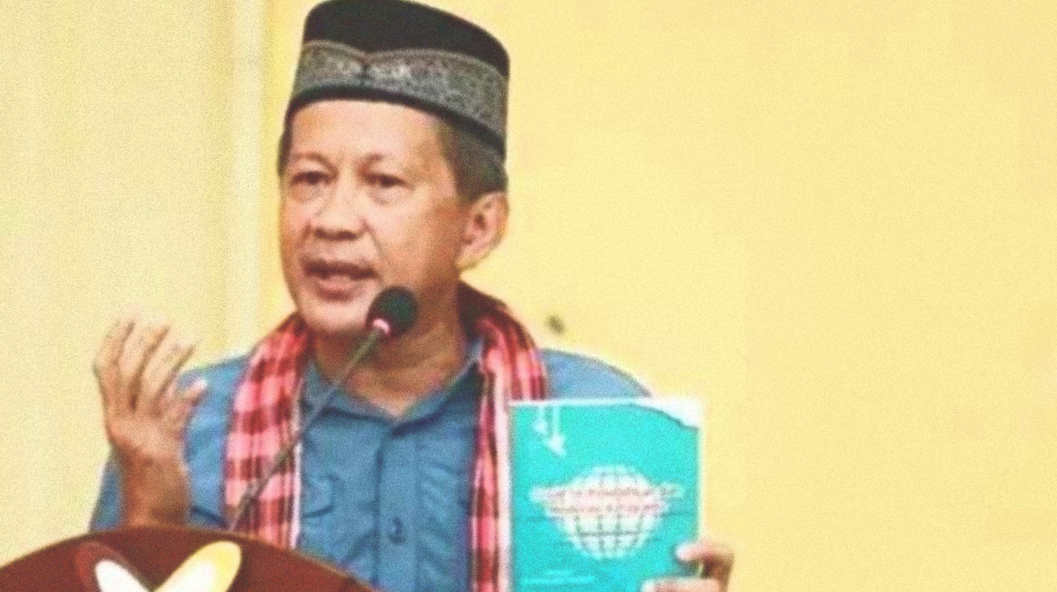 Rocky Gerung saat jadi pembicara di UIN Banten, Selasa 1 September lalu, (Foto:Istimewa)