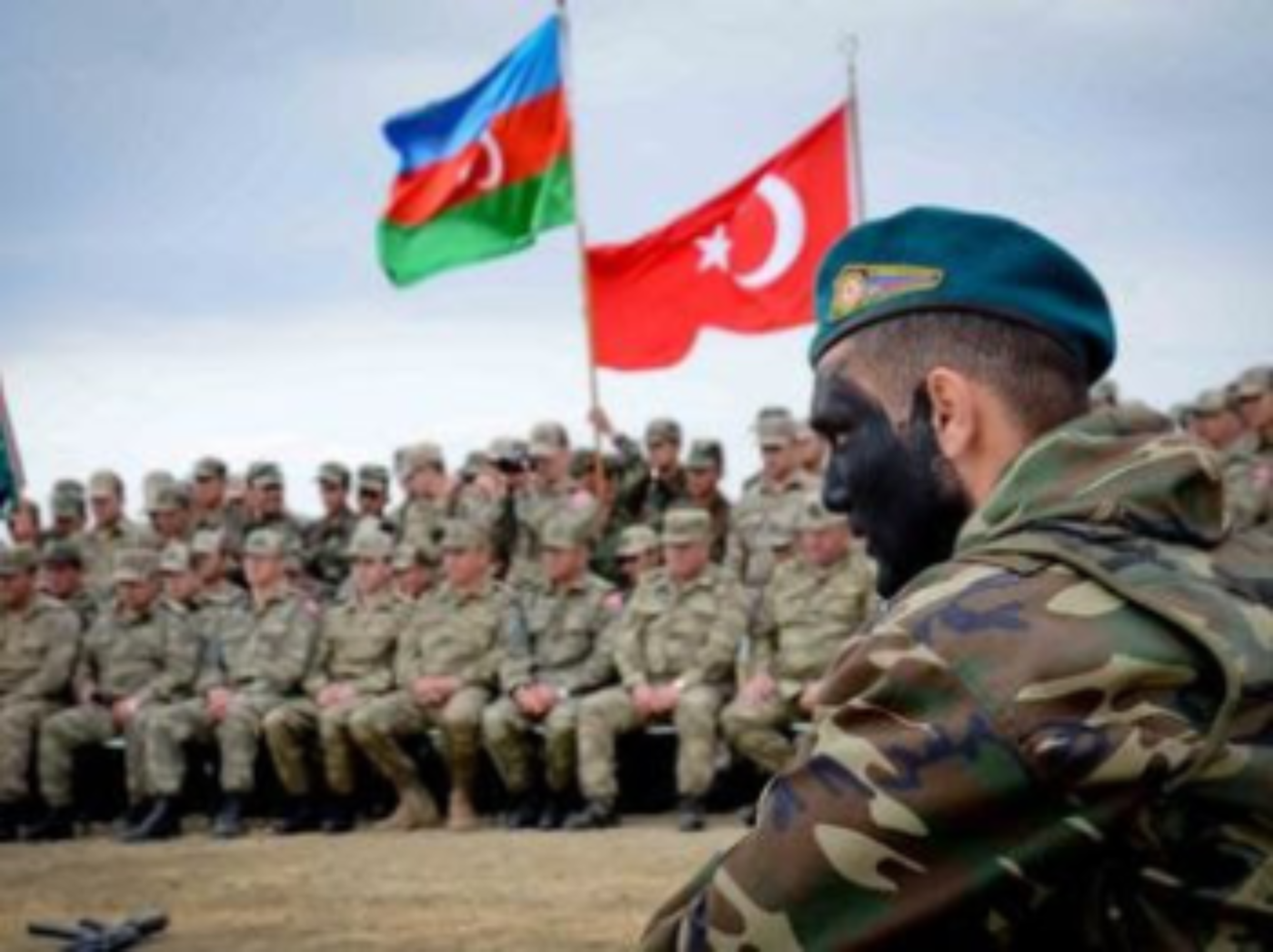 Tentara Azerbaijan siap perang. (Foto: afp)