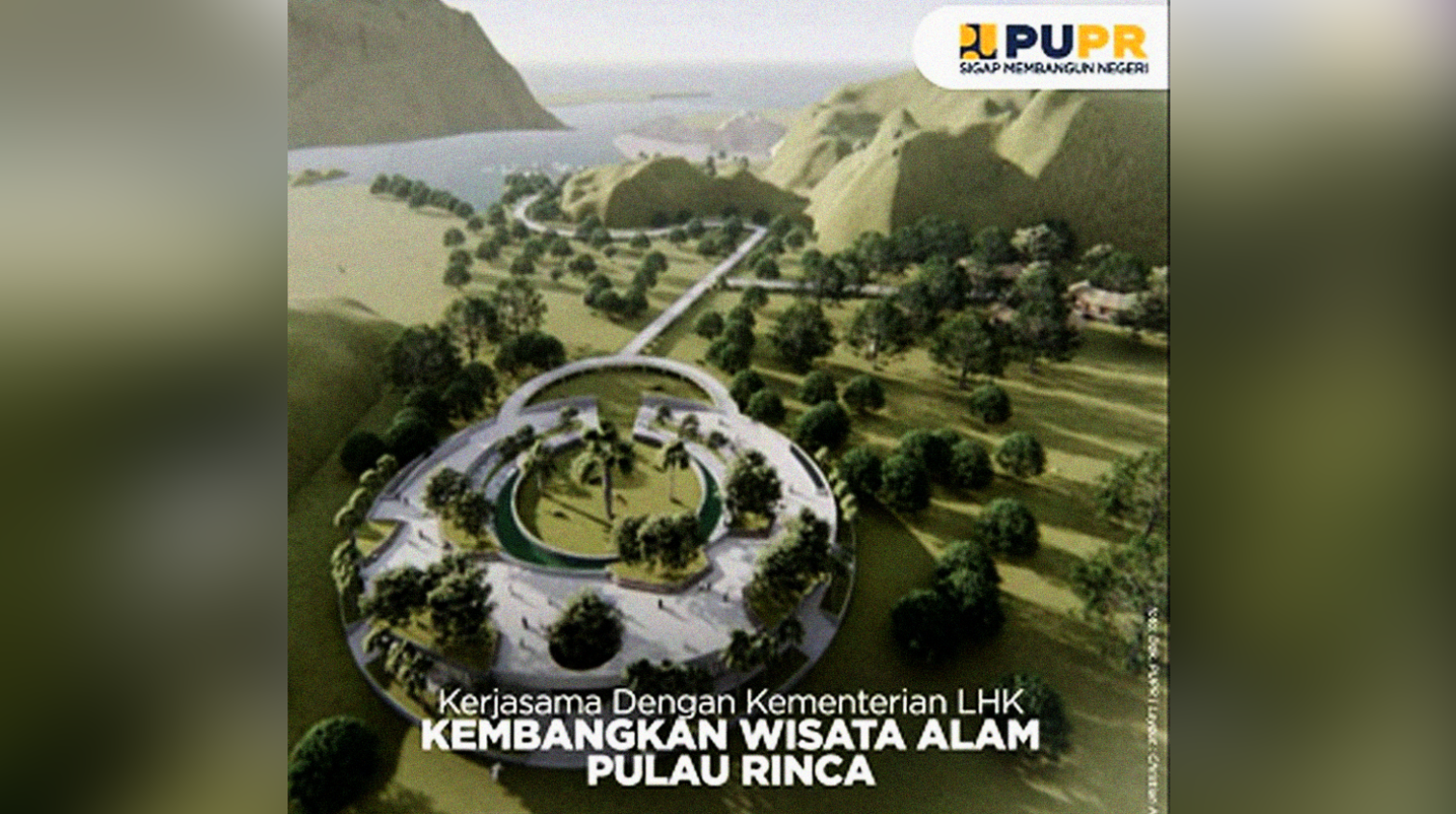 Proyek penataan di Pulau Rinca, Kementerian PUPR akan membuat kawasan bernuansa Jurassic Park. (Foto: Dok. PUPR)