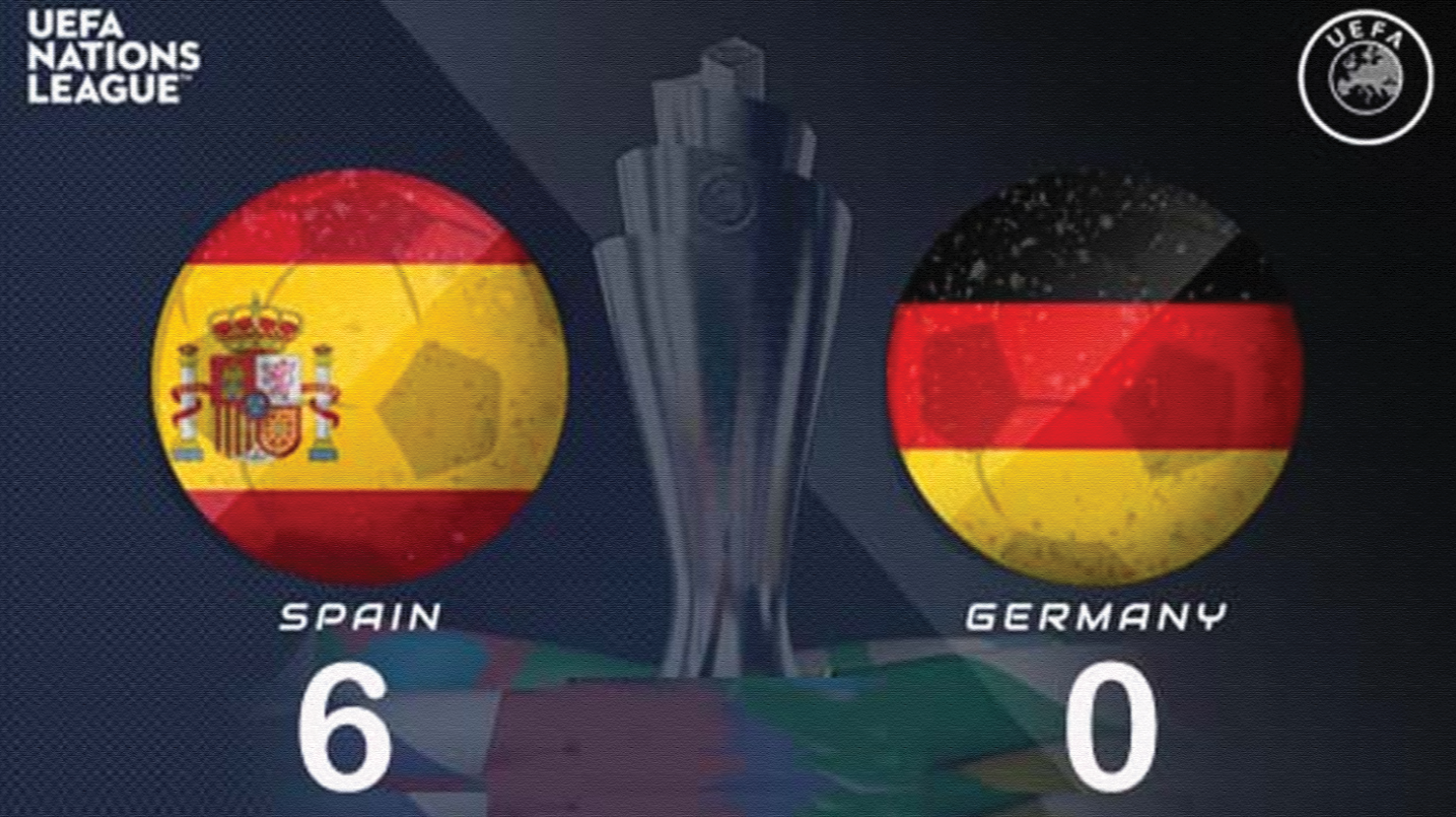 Timnas Spanyol membantai Jerman 6-0 pada penyisihan UEFA Nations League. (Ngopibareng)