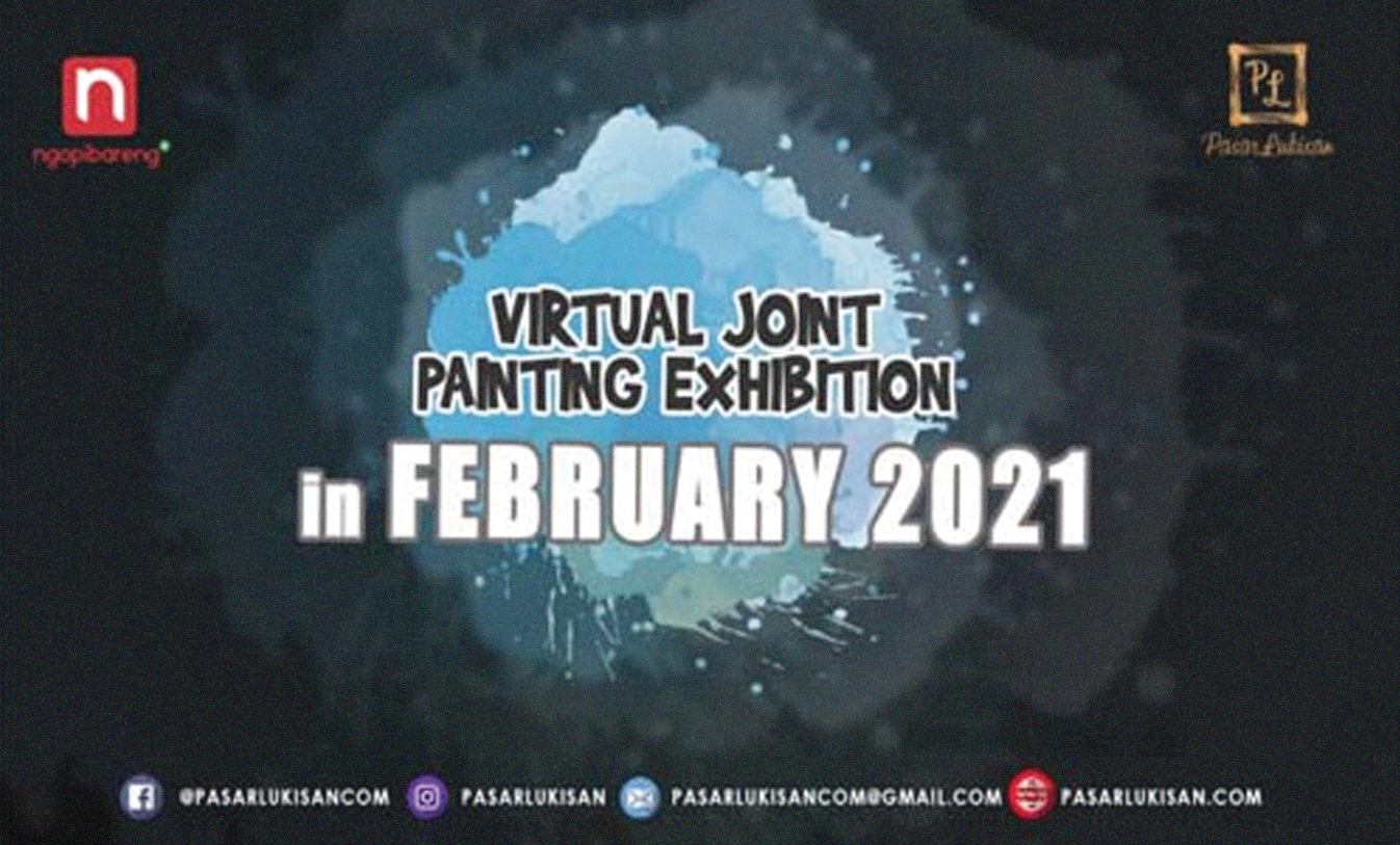 Pameran lukisan secara virtual, Pasarlukisan.com. (Foto: Dok. Pasarlukisan.com)