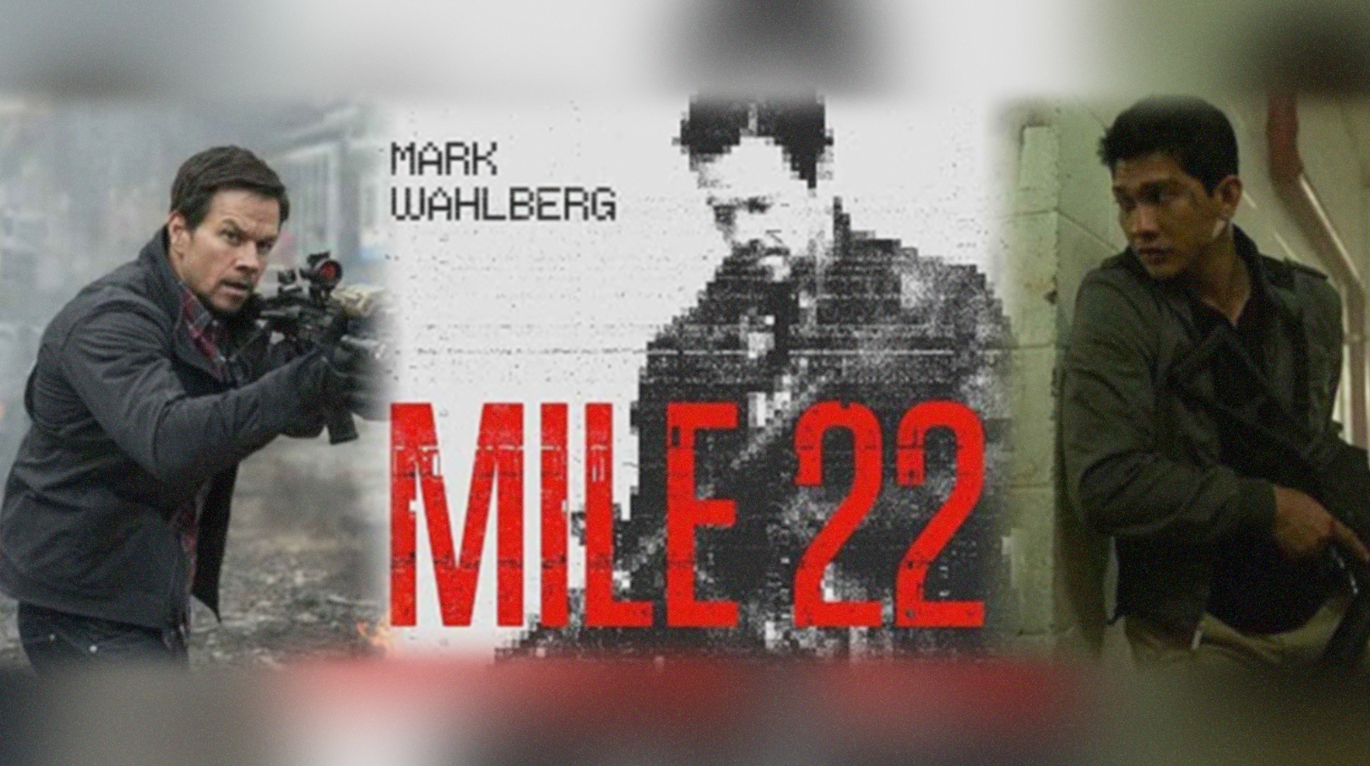Poster dan potongan adegan film Mile 22 yang dibintangi aktor Mark Wahlberg dan Iko Uwais. (Foto: YouTube)