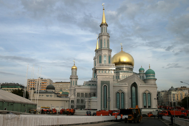Masjid besar di kota Moskow, Rusia. (Foto: travellers)
