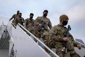 Pasukan Amerika ketika mendarang di Kabul, Afghanistan. (Foto: abc-news)