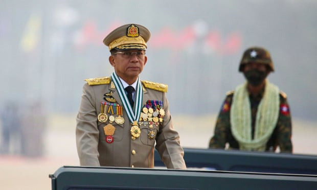Panglima AD Myanmar Jenderal Min Aung Hlaing. (Foto: afp)