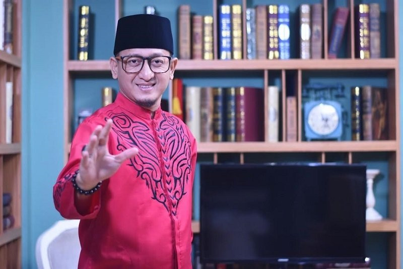 Ustadz Zacky Mirza pingsan saat ceramah di Riau. (Foto: Instagram)