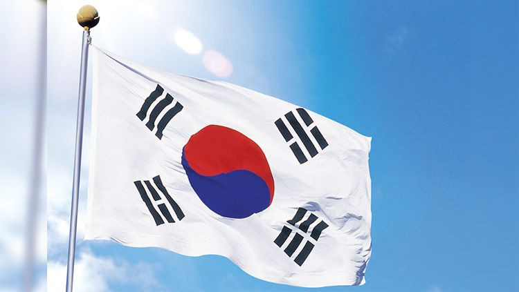 Ilustrasi bendera negara Korea Selatan. (Foto: Istimewa)
