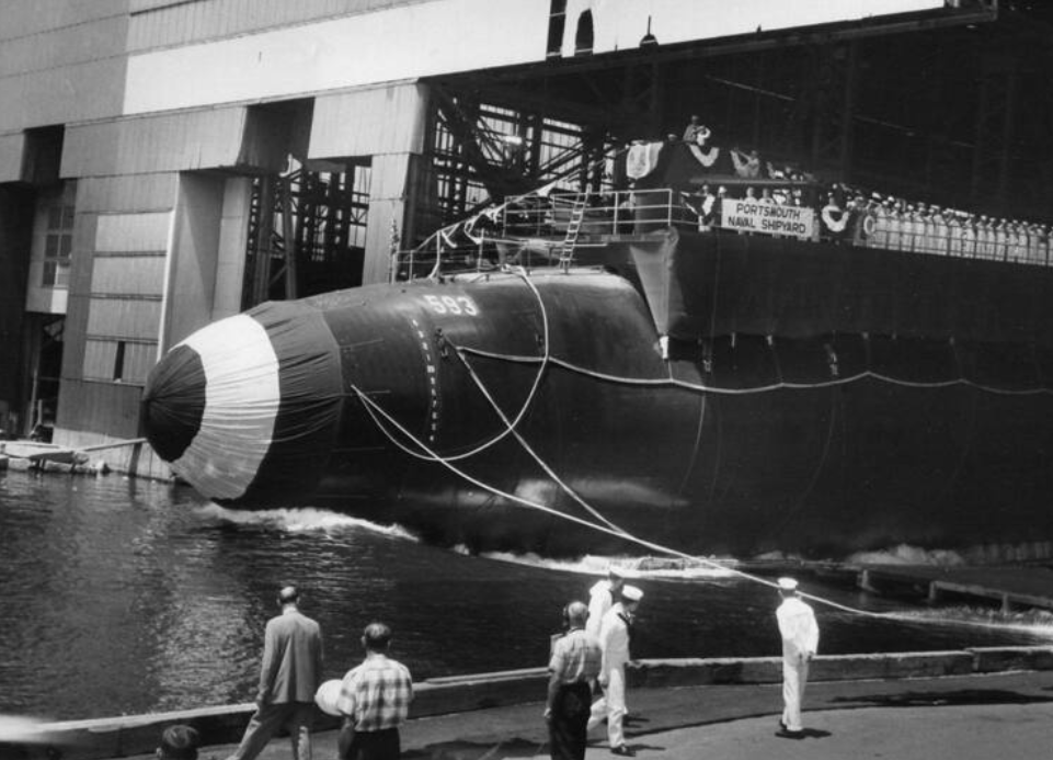 Kapal Selam the Thresher milik Amerika Serikat, tenggelam di tahun 1963. (Foto: tangkapan layar via Washington Post)