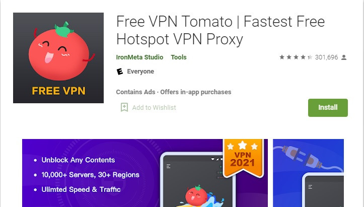 Ilustrasi VPN Tomato. (Foto: Tangkapan Layar)