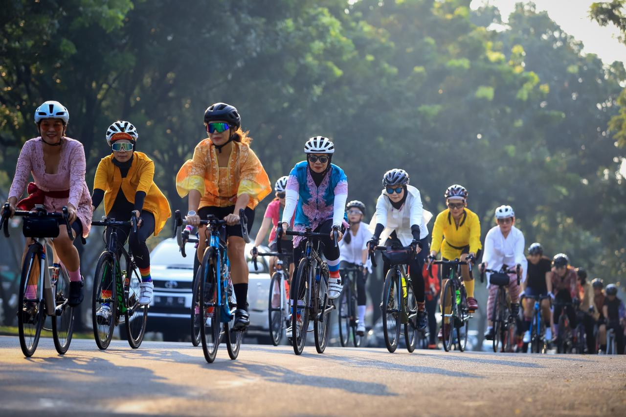 Jakarta We Ride on Kartini Day 2021 diikuti oleh 52 cyclist di Bintaro Loop Rabu, 21 April 2021. (Foto: Istimewa)