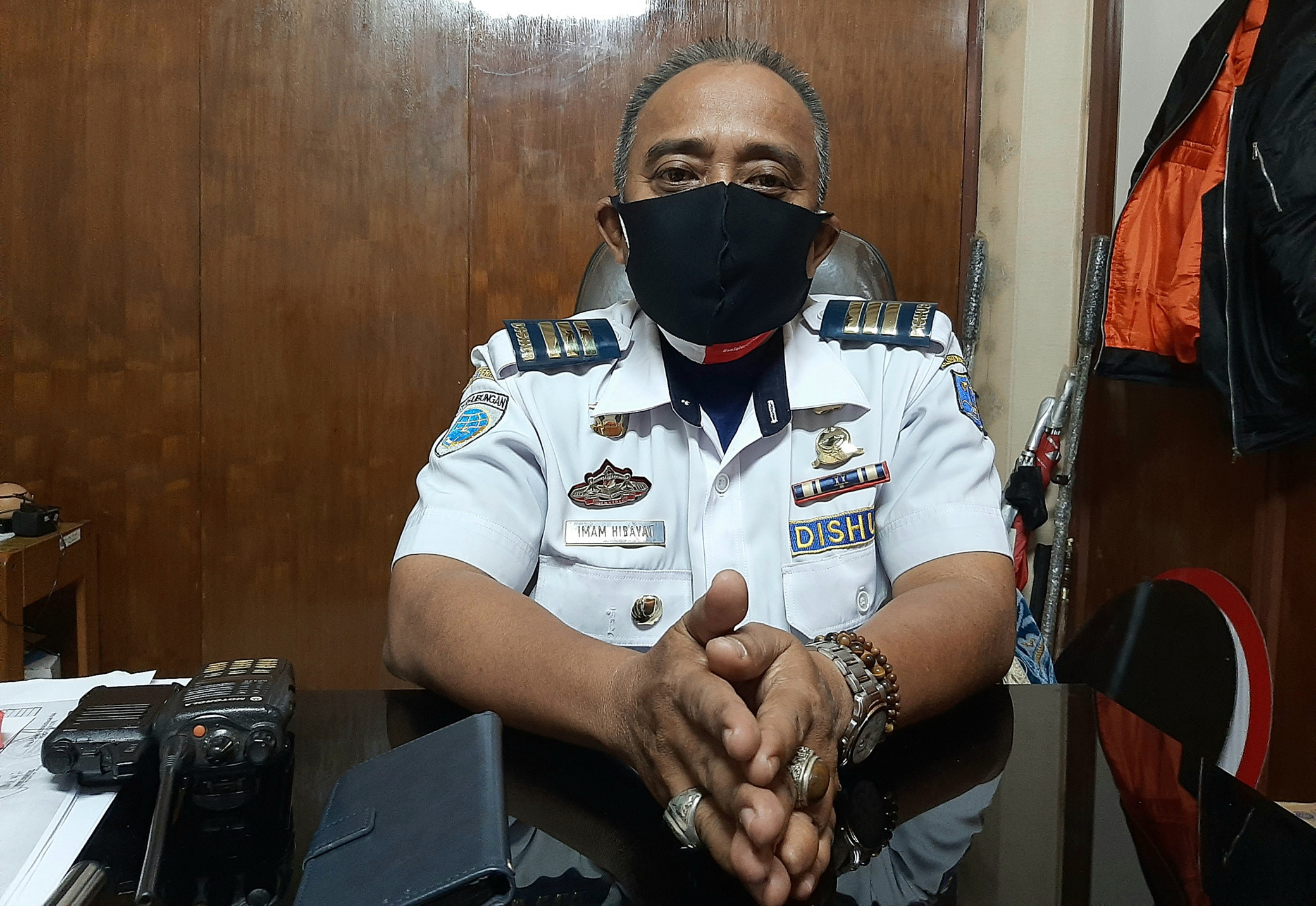 Kepala unit Terminal Purabaya Surabaya, Imam Hidayat. (Foto: Pita Sari/Ngopibareng.id)