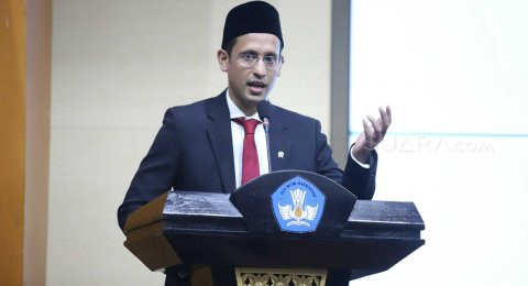 Mendikbudristek Nadiem Makarim akan menjadi pemandu podcast bersama Presiden Jokowi dalam acara hardiknas 2021. (Foto: Dok Mendikbud)