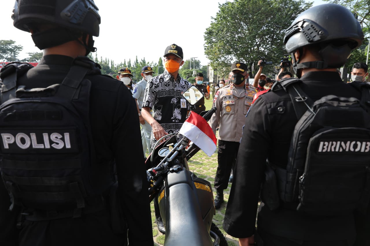 Gubernur Jawa Tengah (Jateng) Ganjar Pranowo klaim zona merah Covid-19 ada di Kabupaten Brebes saja. (Foto: Istimewa)