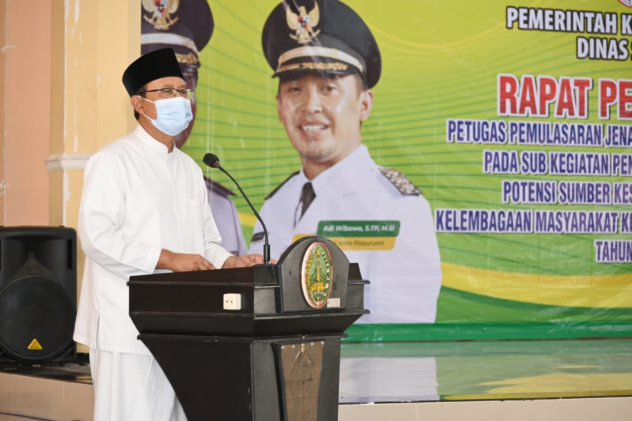 Walikota Pasuruan Saifullah Yusuf (Gus Ipul) mengajak generasi milenial untuk menjadi petugas pemulasaran jenazah atau modin. (Foto: istimewa)