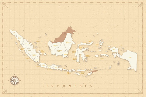 Ilustrasi peta Indonesia. (Grafis: Istimewa)