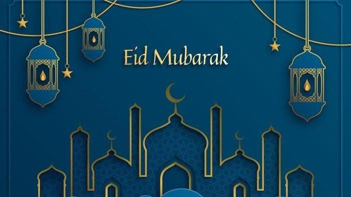 Ilustrasi. Kata Eid Mubarak paling populer disebut menjelang lebaran.