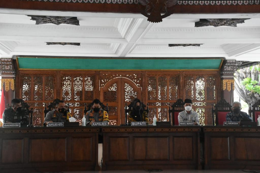 Pemerintah Mojokerto mengizinkan pelaksanaan shalat Idul Fitri berjamah. (Foto: Deni Lukmantara/Ngopibareng.id)
