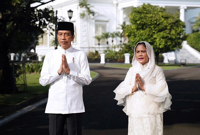 Presiden Joko Widodo (Jokowi) didampingi Ibu Negara Iriana Jokowi. (Foto: Dok. Setpres)