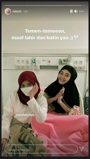 Fathin Shidqia dan Arafah Rianti menghabiskan waktu libur lebaran di Wisma Atlet Kemayoran, Jakarta. (Foto: Instagram)