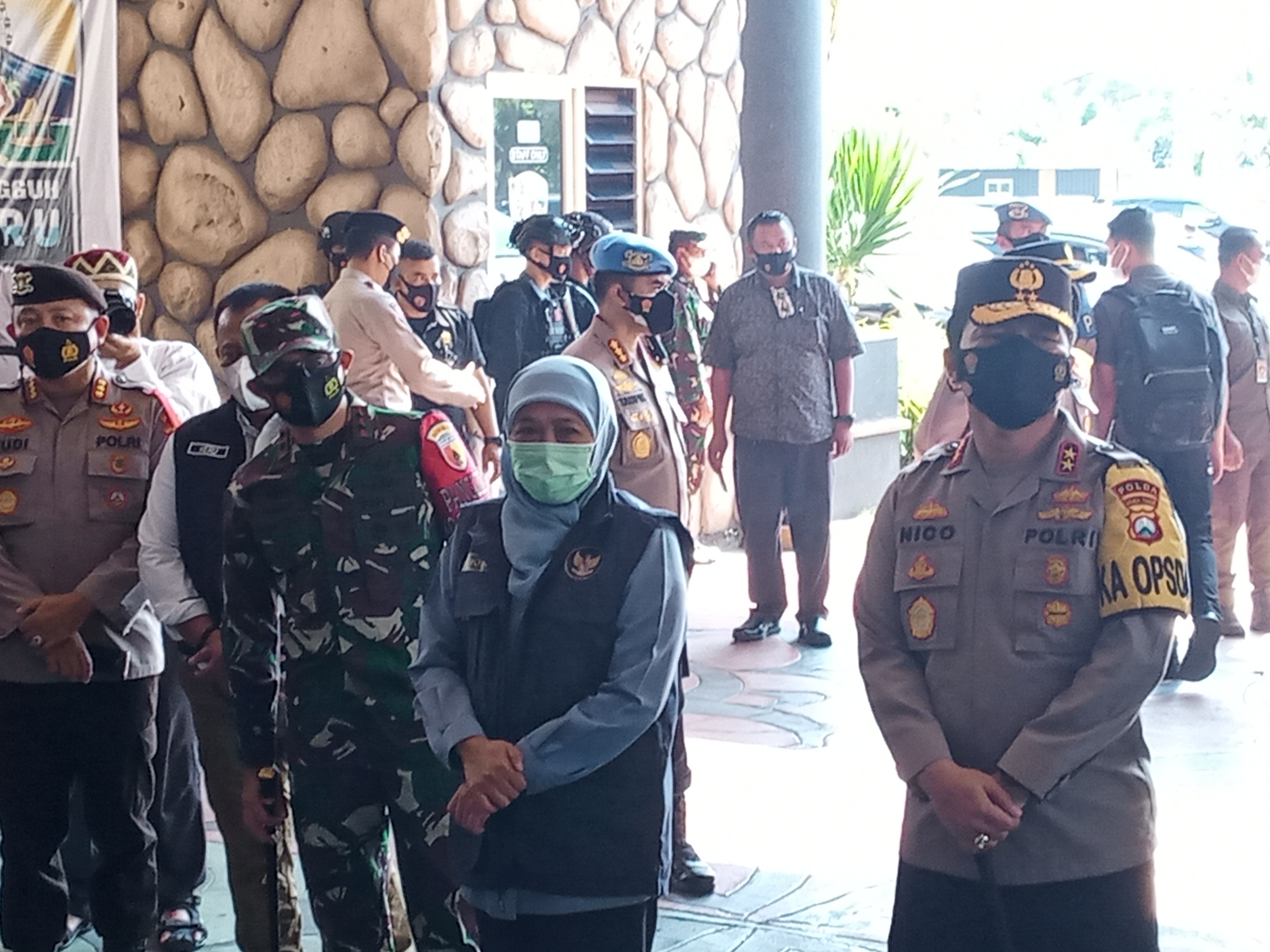 Gubernur Jatim, Khofifah Indar Parawansa saat mengunjungi Jatim Park 3, Kota Batu, Jawa Timur (Foto: Lalu Theo/ngopibareng.id)
