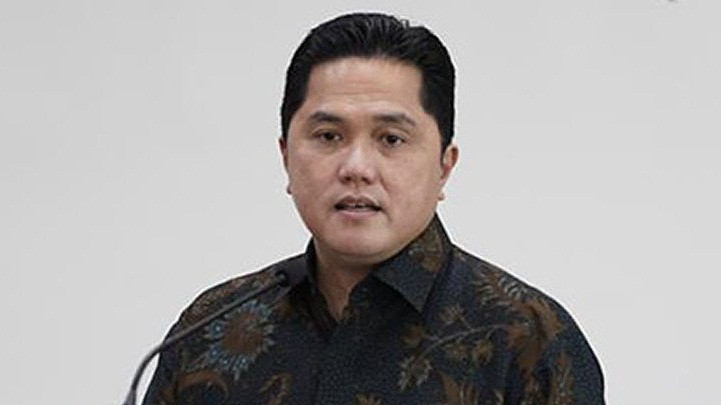 Menteri BUMN Erick Thohir pecat semua direksi Kimia Farma Diagnostika buntut dari kasus alat rapid antigen bekas di Kualanamu, Sumatera Utara. (Foto: Antara)