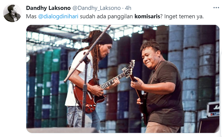 Tangkapan layar postingan Dandhy Laksono (Foto: Twitter)