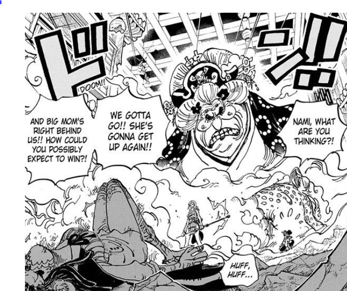 Salah satu adegan pertempuran di manga One Piece. (Grafis: Eiichiro Oda)