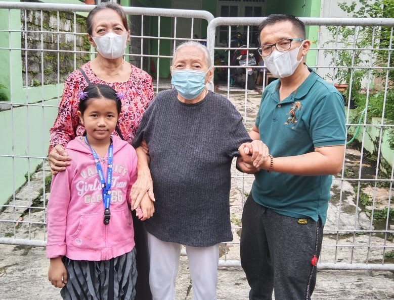 Keluarga ajudan Bung Karno. (Foto: Dok Jateng)