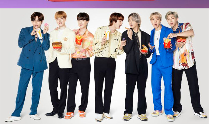 Penampilan BTS di iklan makanan cepat saji, McDonald's. (Foto: The Korea Time)