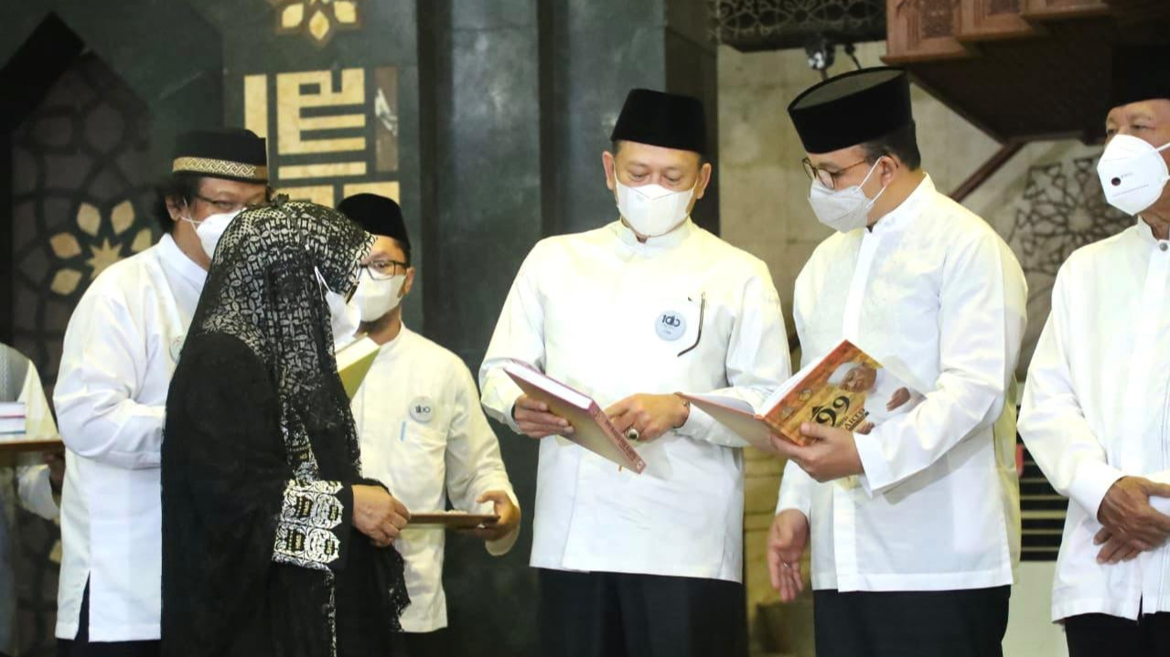 Beberapa tokoh nasional seperti Prabowo dan Bamsoet hadir pada peringatan 100 tahun Soeharto, (Foto: Istimewa)