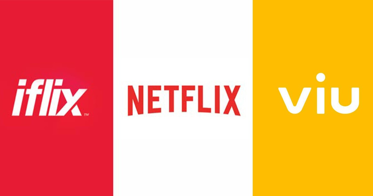 Ilustrasi aplikasi menonton film iflix, Netflix, dan Viu. (Grafis: Kolase)
