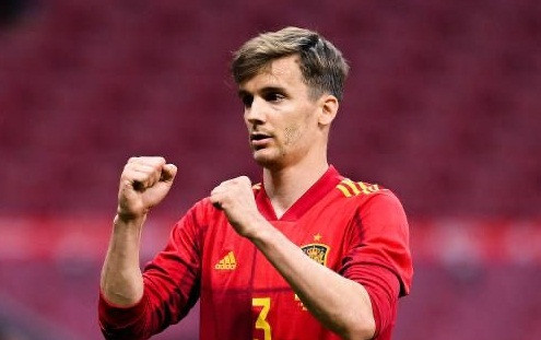 Diego Llorente menjadi pemain timnas Spanyol kedua yang positif Covid-19. (Foto: Twitter/@diego_2llorente)