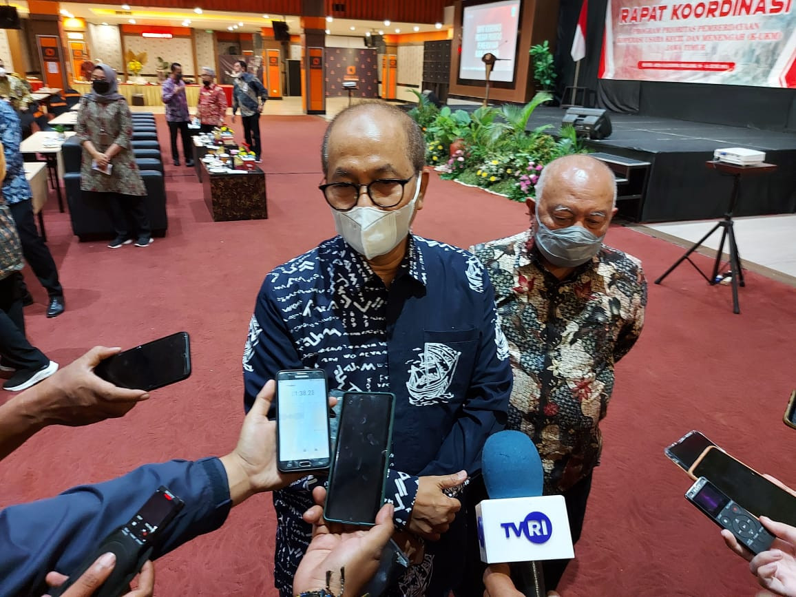 Sekretaris Menteri Koperasi dan UKM RI, Arif Rahman Hakimsaat ditemui di Hotel Aria Gajayana, Malang, Jawa Timur (Foto: Lalu Theo/ngopibareng.id)