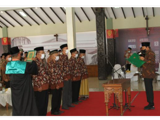 Pengurus Baznas Kabupaten Pasuruan resmi dilantik pada Jumat 11 Juni 2021. (Foto: Pasuruankab)