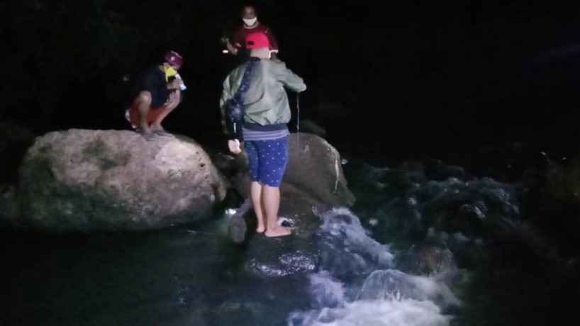 Sungai TKP tempat ditemukannya jenazah Nasihin di Banyuwangi (foto:istimewa)